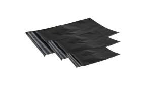 BLACK COURIER PLASTIC BAGS